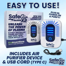 Load image into Gallery viewer, NEW - SafeAir Mini X2 Plasma Purifier