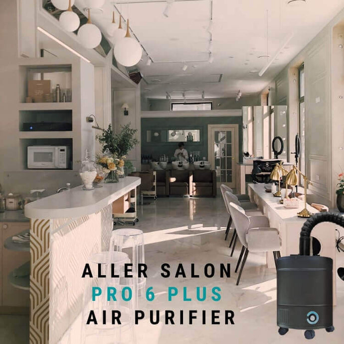 AllerAir Salon Pro 6 Plus Black Air Purifier for Salon Business